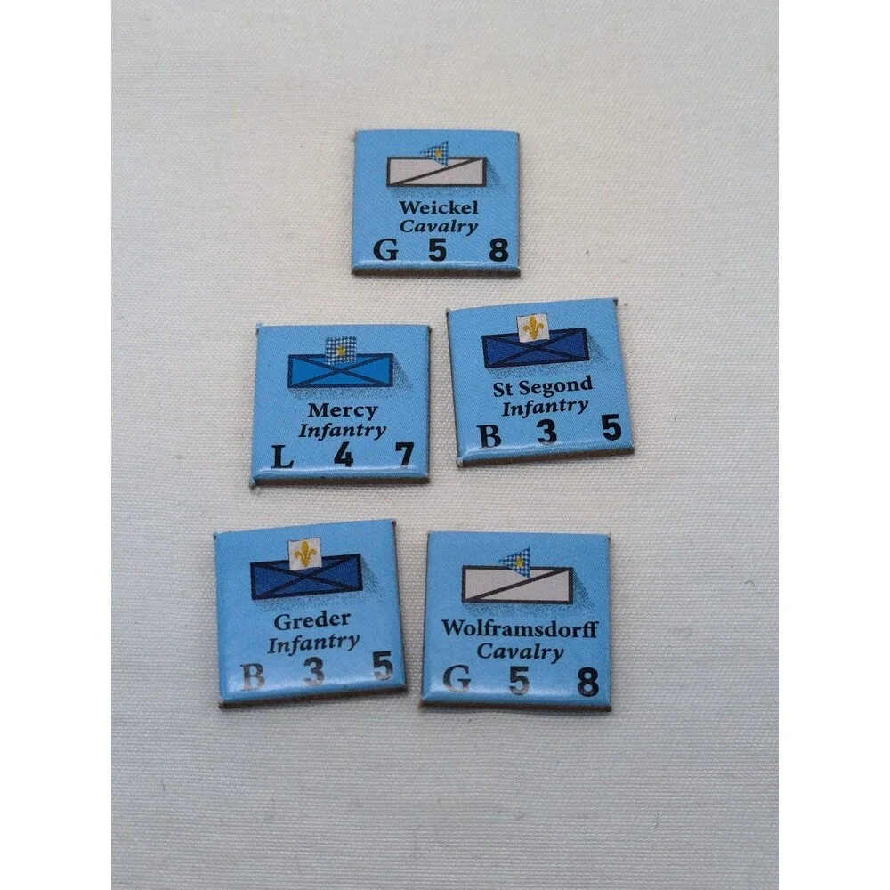 *Incomplete* GMT 2024 Errata Board Game Counters